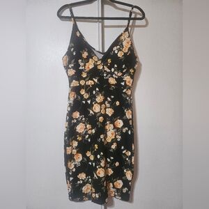 Black Spaghetti Strap Bodycon Midi Dress